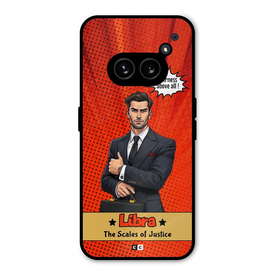 Impartial Libra Metal Back Case for Nothing Phone 2a Plus
