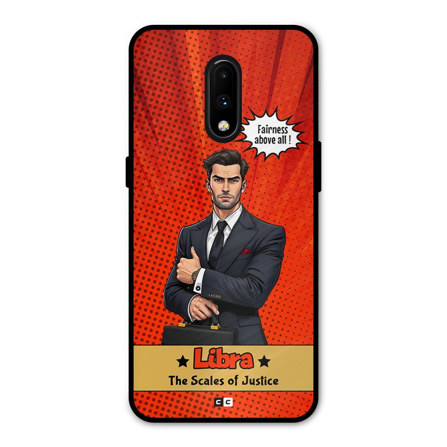 Impartial Libra Metal Back Case for OnePlus 7