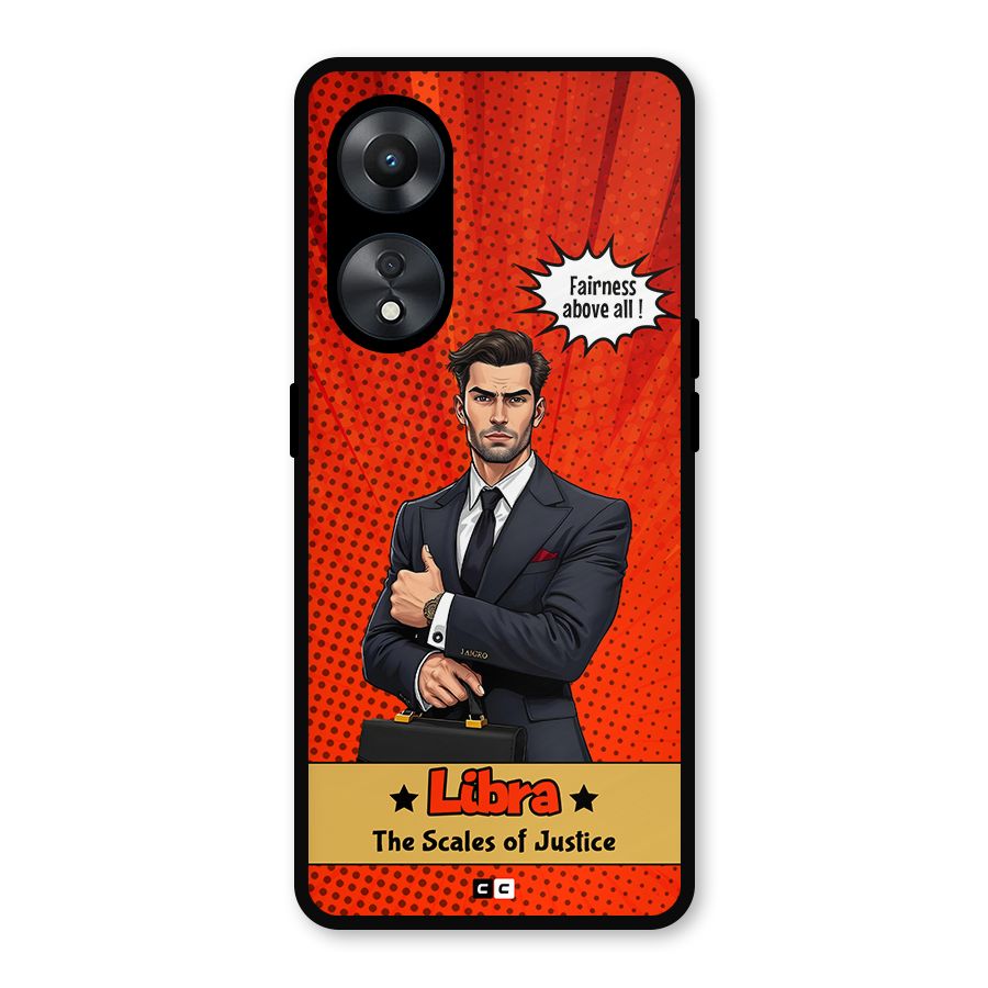 Impartial Libra Metal Back Case for Oppo A78