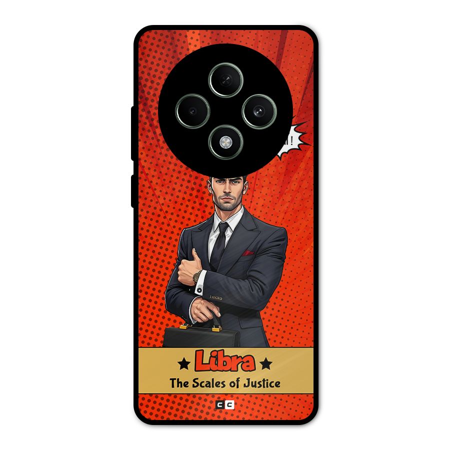 Impartial Libra Metal Back Case for Oppo F27