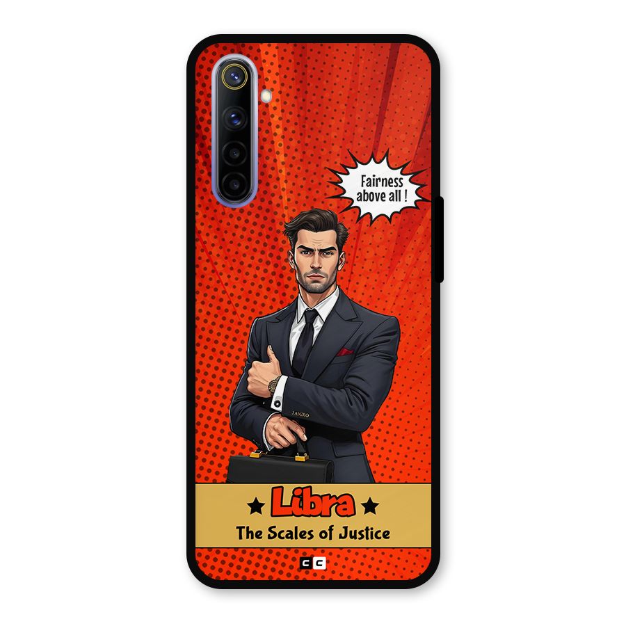 Impartial Libra Metal Back Case for Realme 6i