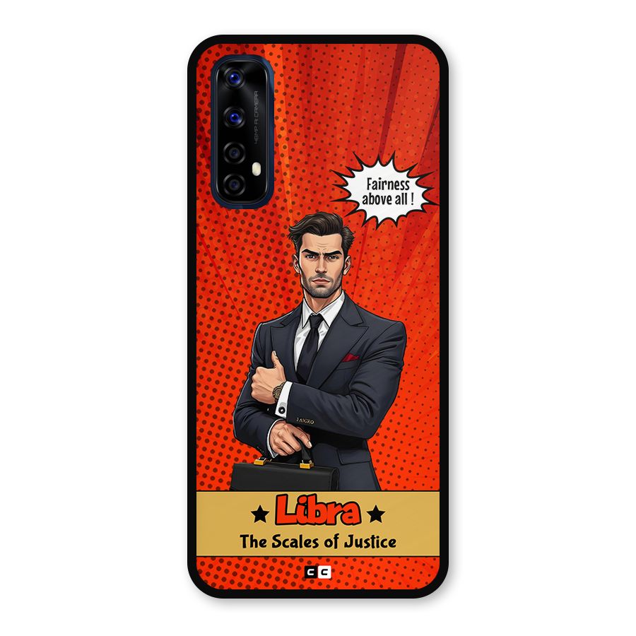 Impartial Libra Metal Back Case for Realme 7