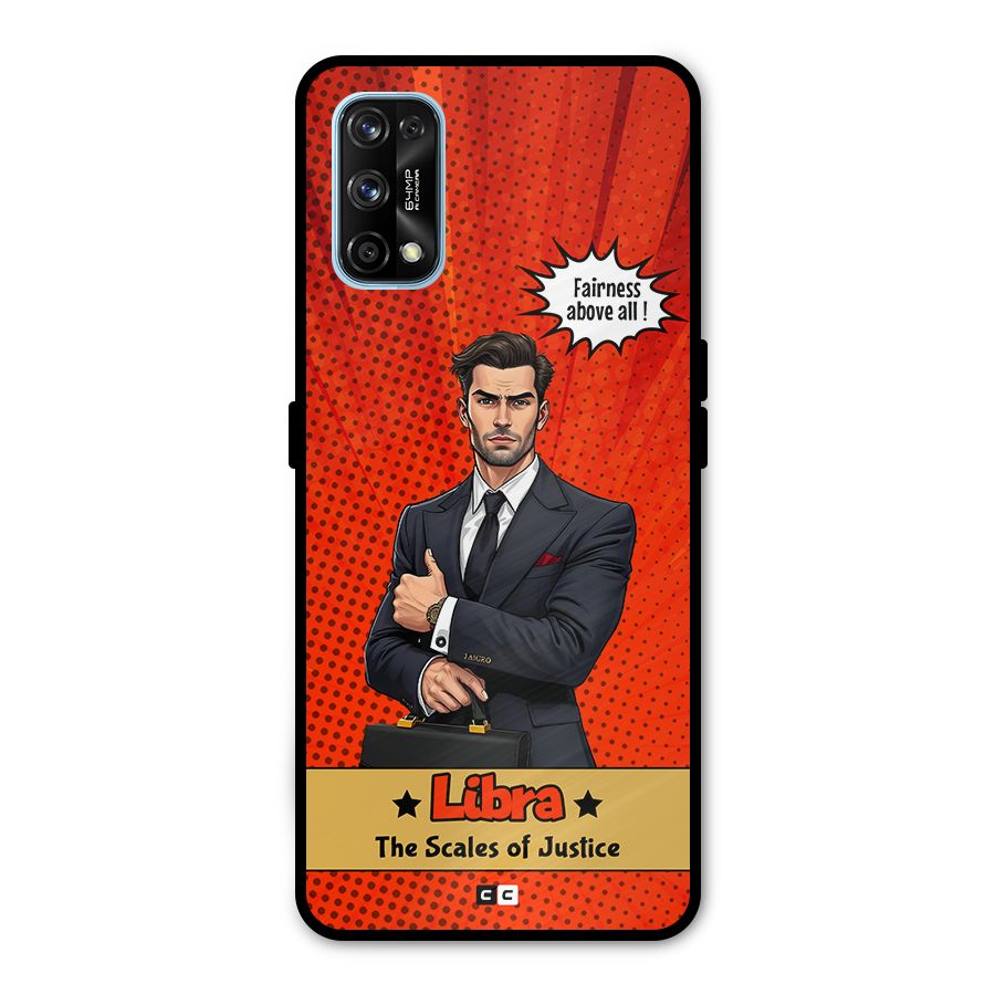 Impartial Libra Metal Back Case for Realme 7 Pro