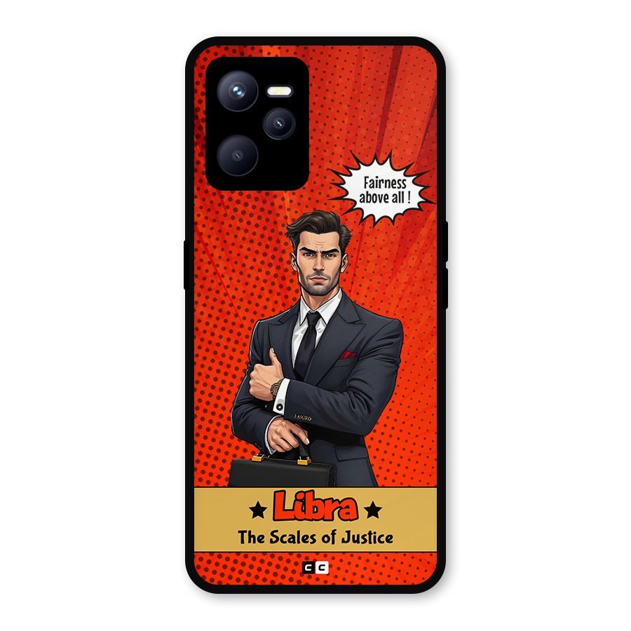 Impartial Libra Metal Back Case for Realme C35