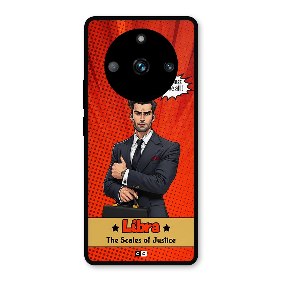 Impartial Libra Metal Back Case for Realme Narzo 60 Pro