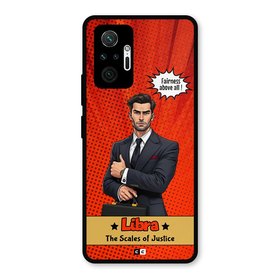 Impartial Libra Metal Back Case for Redmi Note 10 Pro