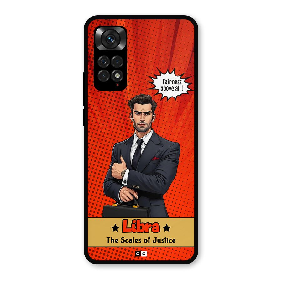Impartial Libra Metal Back Case for Redmi Note 11