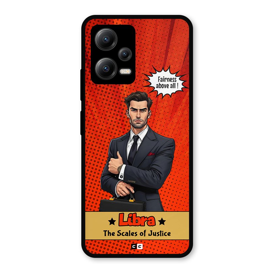 Impartial Libra Metal Back Case for Redmi Note 12 5G