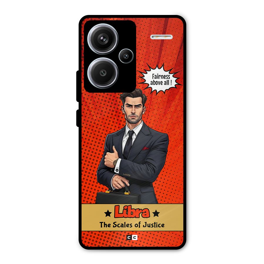 Impartial Libra Metal Back Case for Redmi Note 13 Pro Plus
