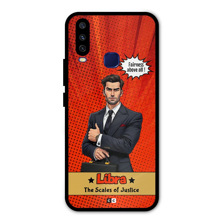 Impartial Libra Metal Back Case for Vivo U10