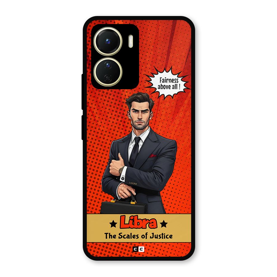 Impartial Libra Metal Back Case for Vivo Y16