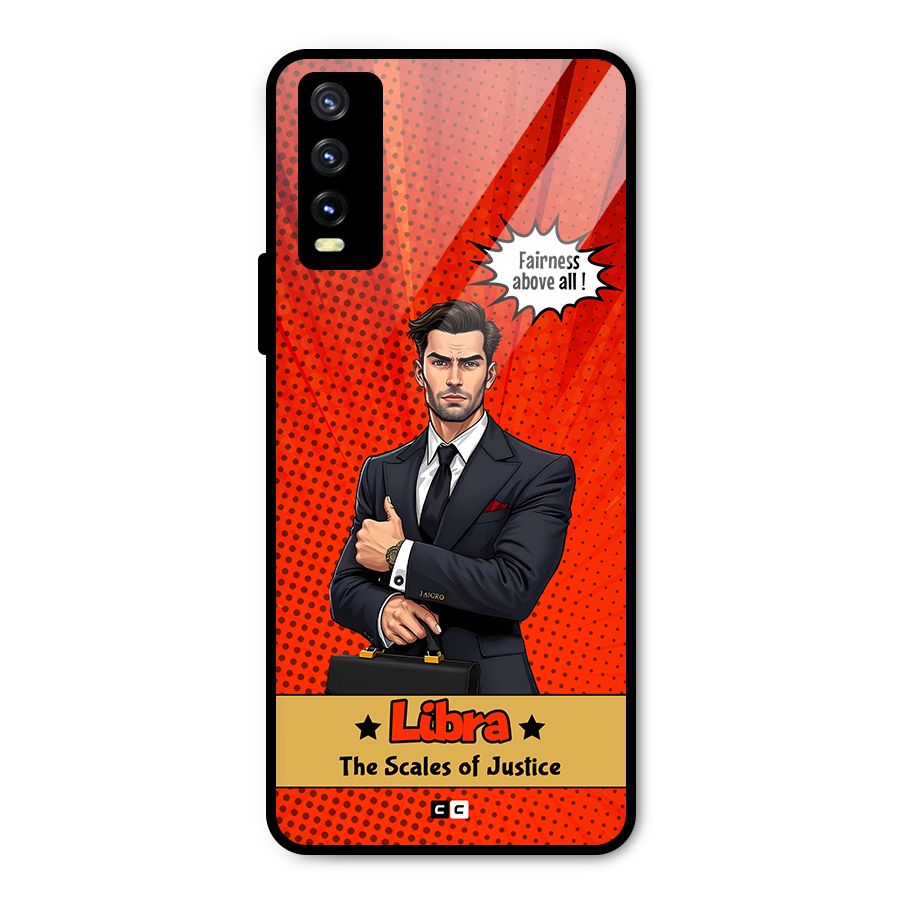 Impartial Libra Metal Back Case for Vivo Y20