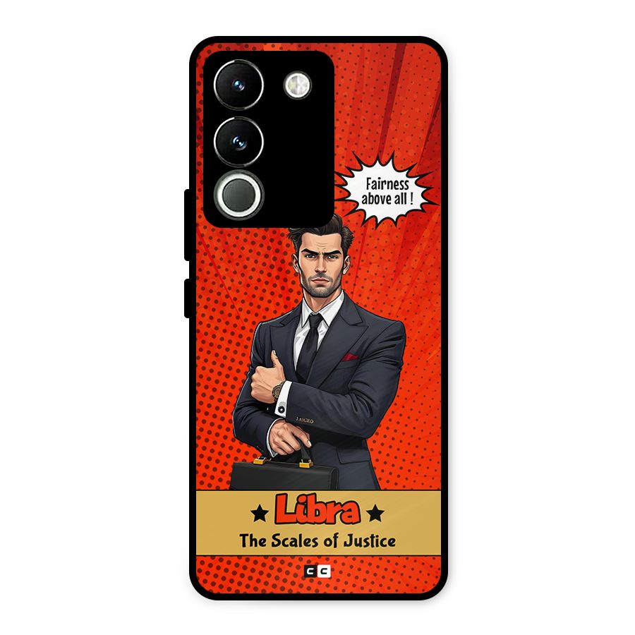 Impartial Libra Metal Back Case for Vivo Y200