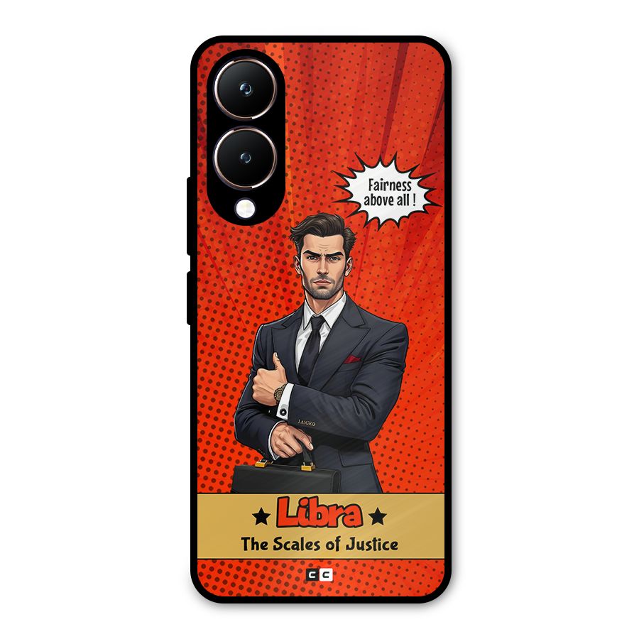 Impartial Libra Metal Back Case for Vivo Y28
