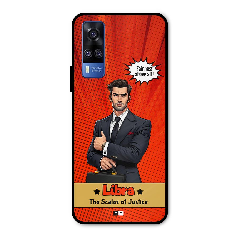 Impartial Libra Metal Back Case for Vivo Y51A