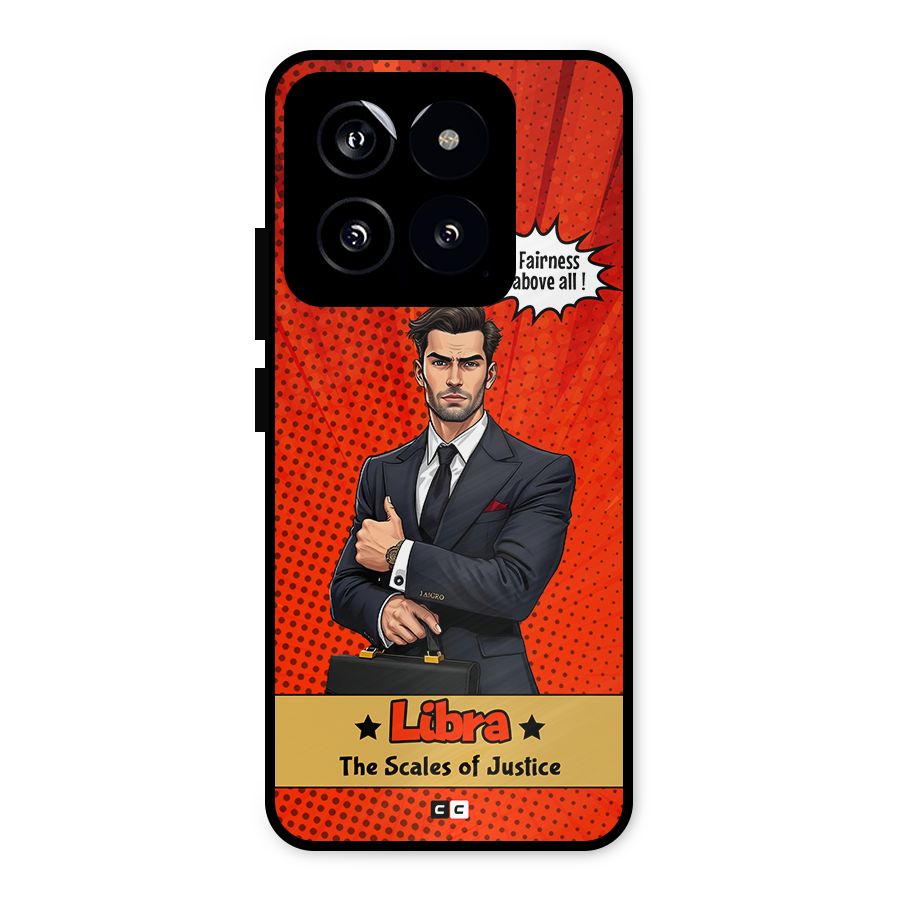 Impartial Libra Metal Back Case for Xiaomi 14