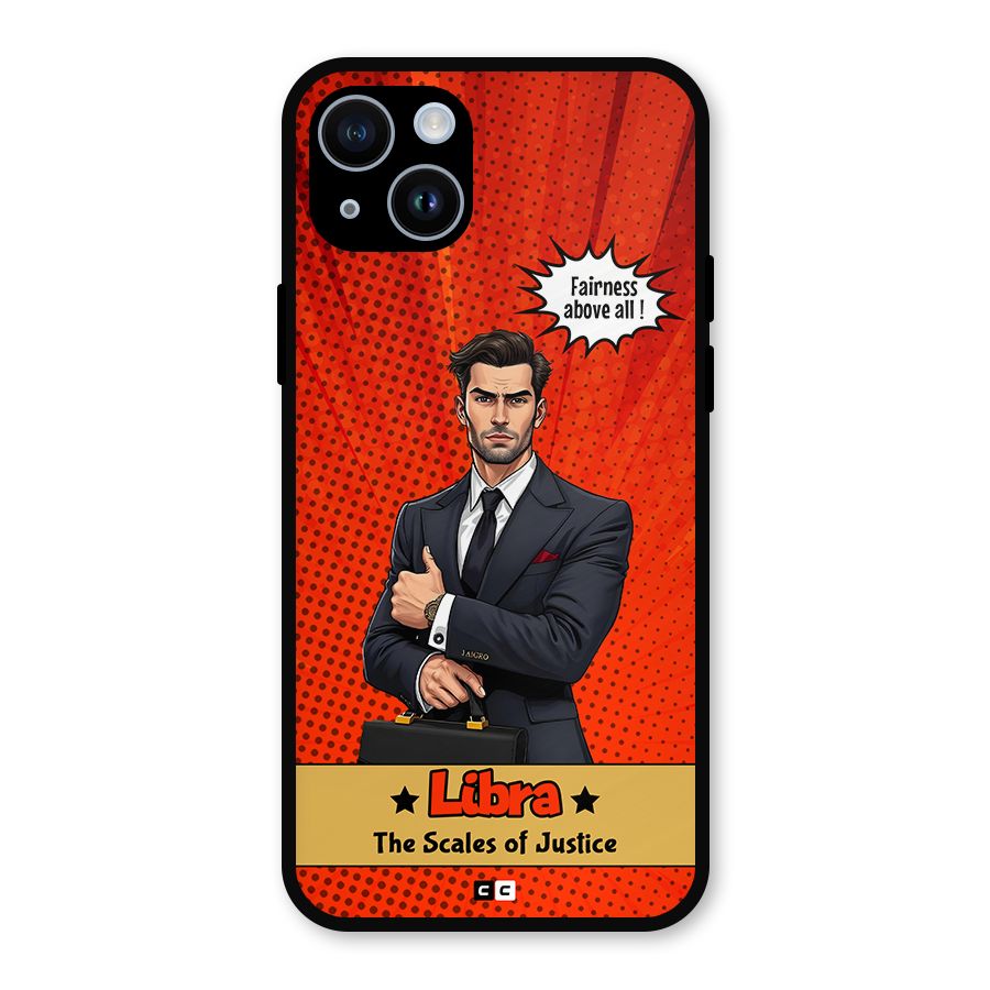 Impartial Libra Metal Back Case for iPhone 14