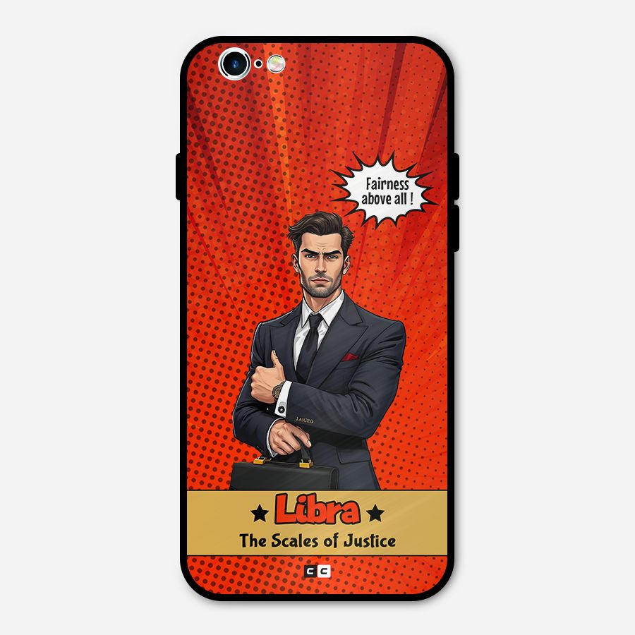Impartial Libra Metal Back Case for iPhone 6 6s