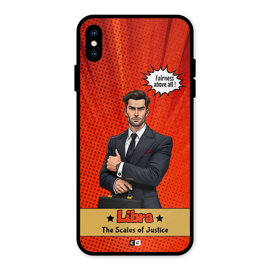 Impartial Libra Metal Back Case for iPhone XS Max