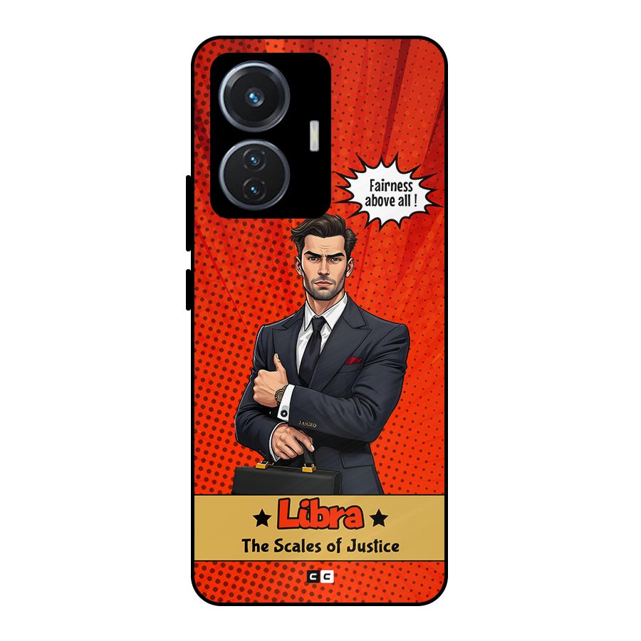 Impartial Libra Metal Back Case for iQOO Z6 44W