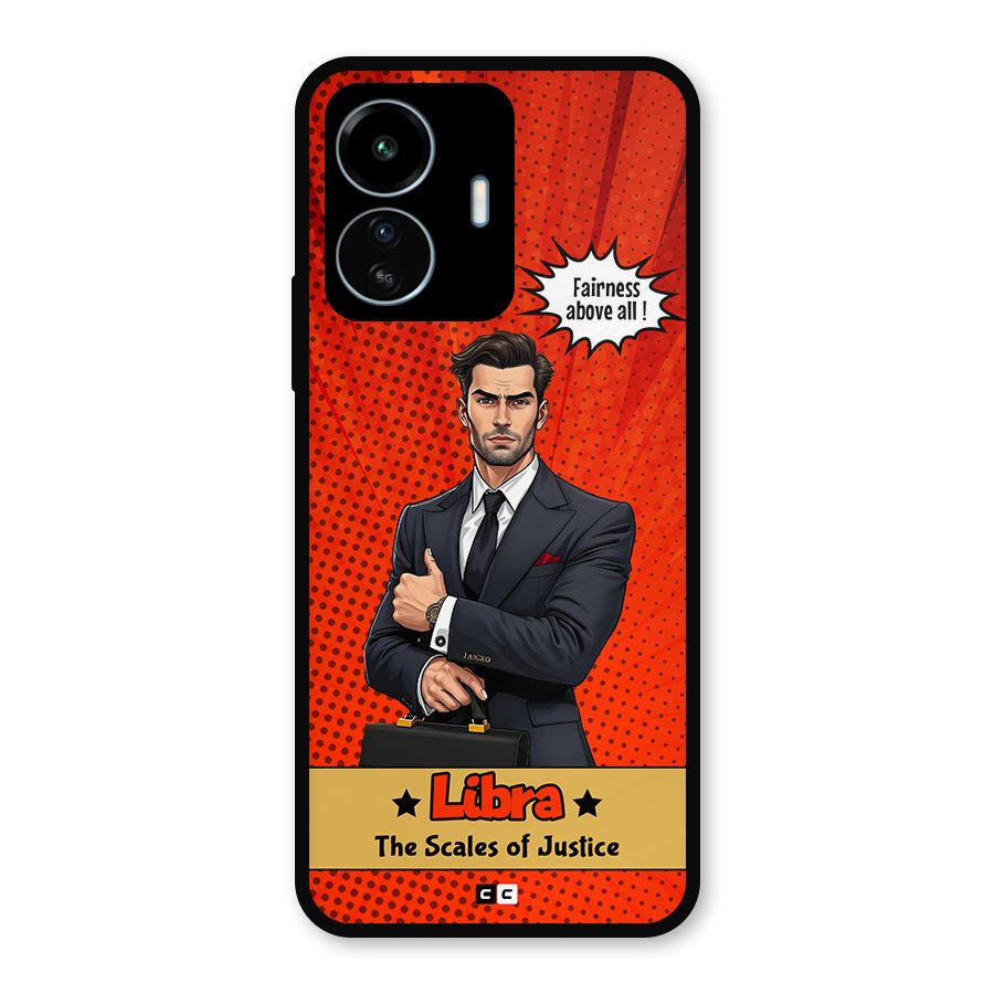 Impartial Libra Metal Back Case for vivo iQOO Z6 Lite 5G