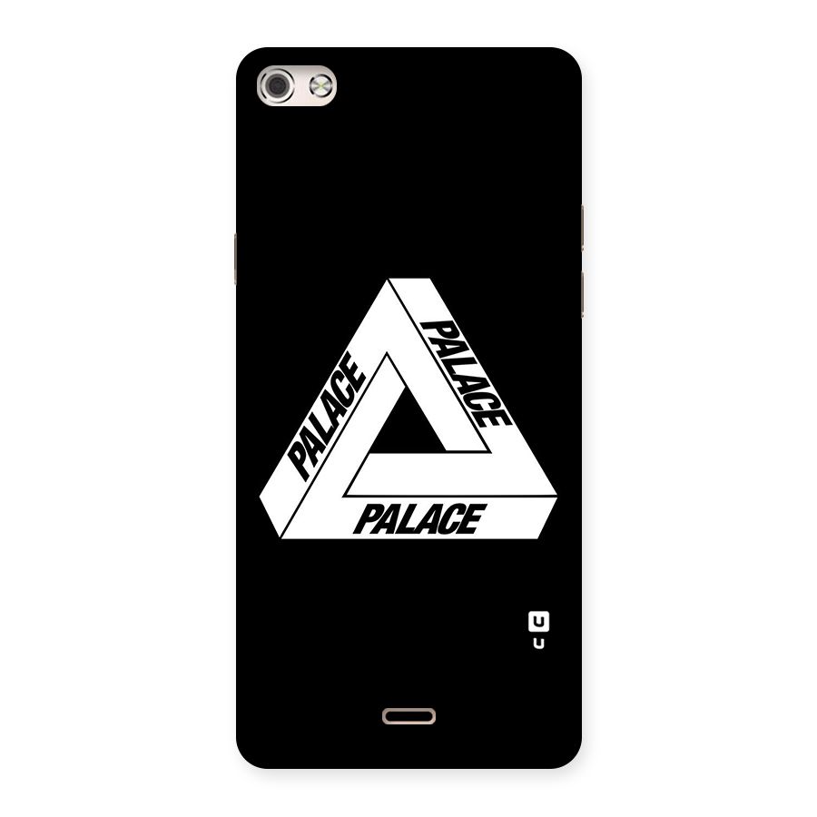 Impossible Triangle Palace Back Case for Micromax Canvas Silver 5