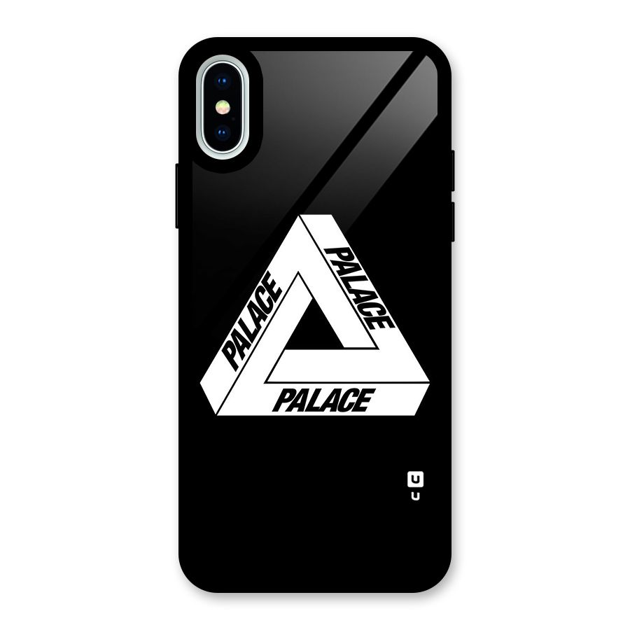 Impossible Triangle Palace Glass Back Case for iPhone X