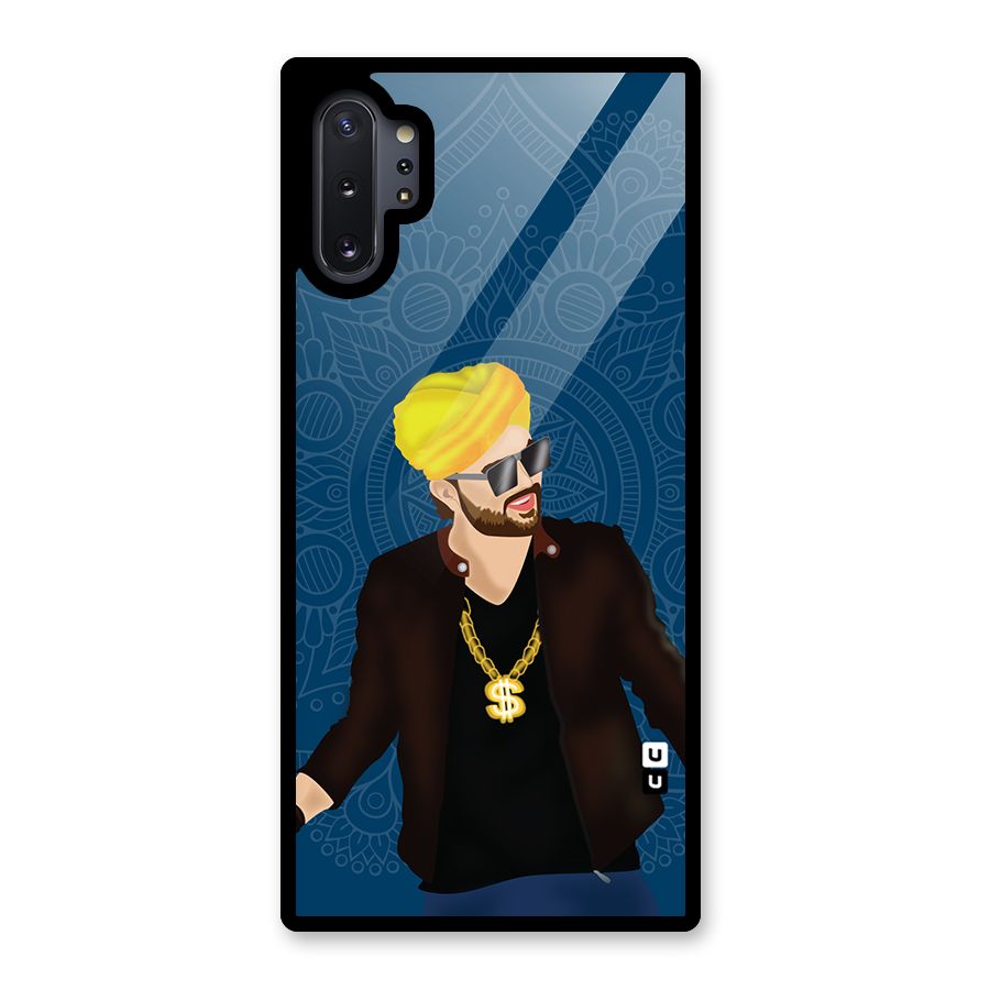 Indie Pop Illustration Glass Back Case for Galaxy Note 10 Plus