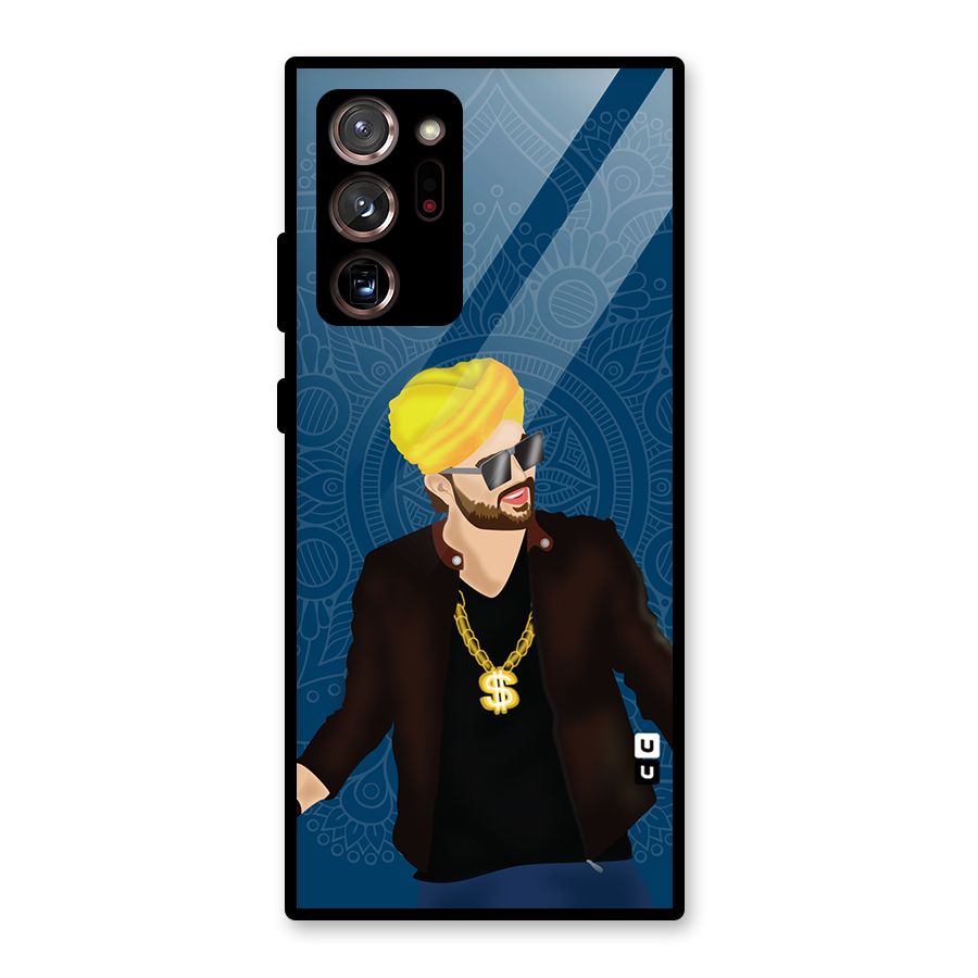 Indie Pop Illustration Glass Back Case for Galaxy Note 20 Ultra