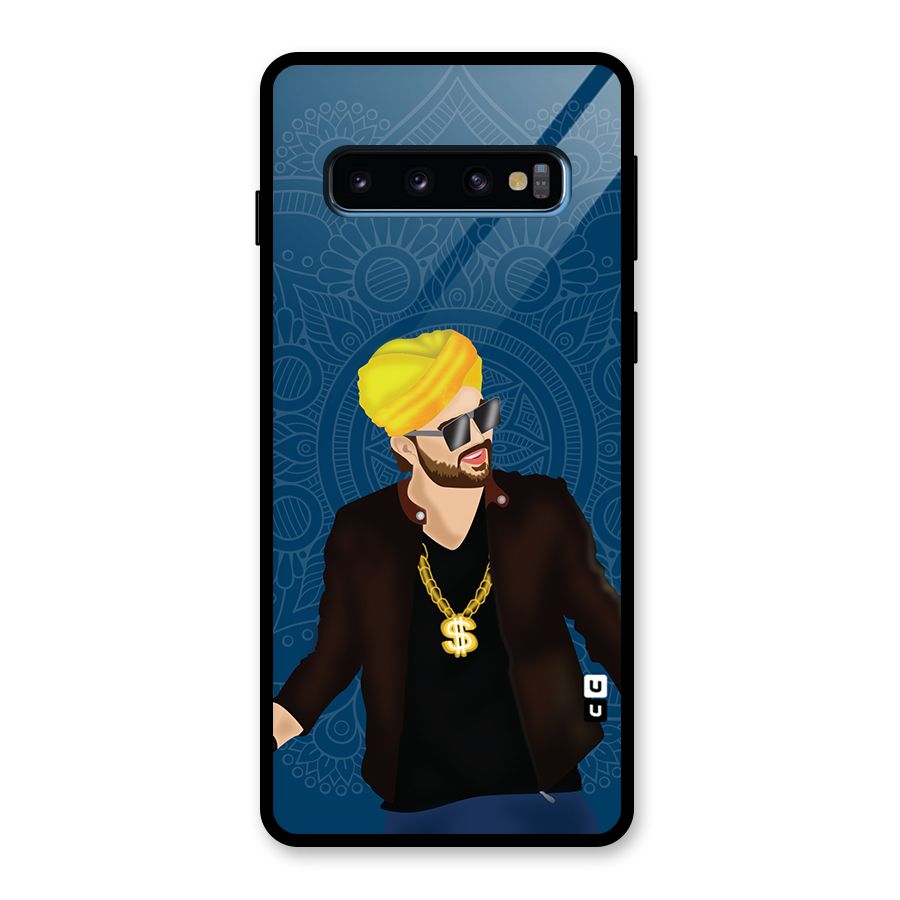 Indie Pop Illustration Glass Back Case for Galaxy S10