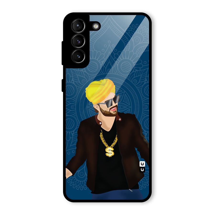 Indie Pop Illustration Glass Back Case for Galaxy S21 Plus