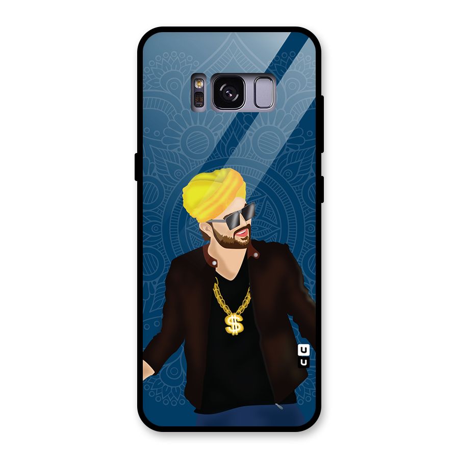 Indie Pop Illustration Glass Back Case for Galaxy S8