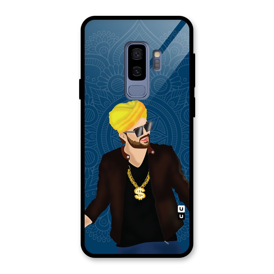 Indie Pop Illustration Glass Back Case for Galaxy S9 Plus