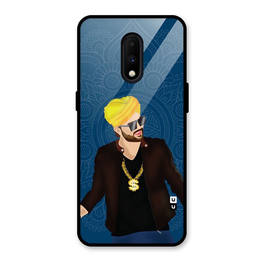 Indie Pop Illustration Glass Back Case for OnePlus 7