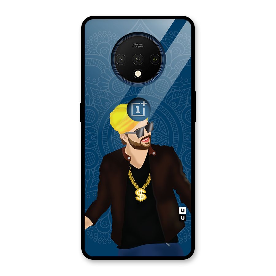 Indie Pop Illustration Glass Back Case for OnePlus 7T