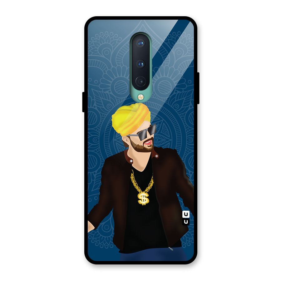 Indie Pop Illustration Glass Back Case for OnePlus 8