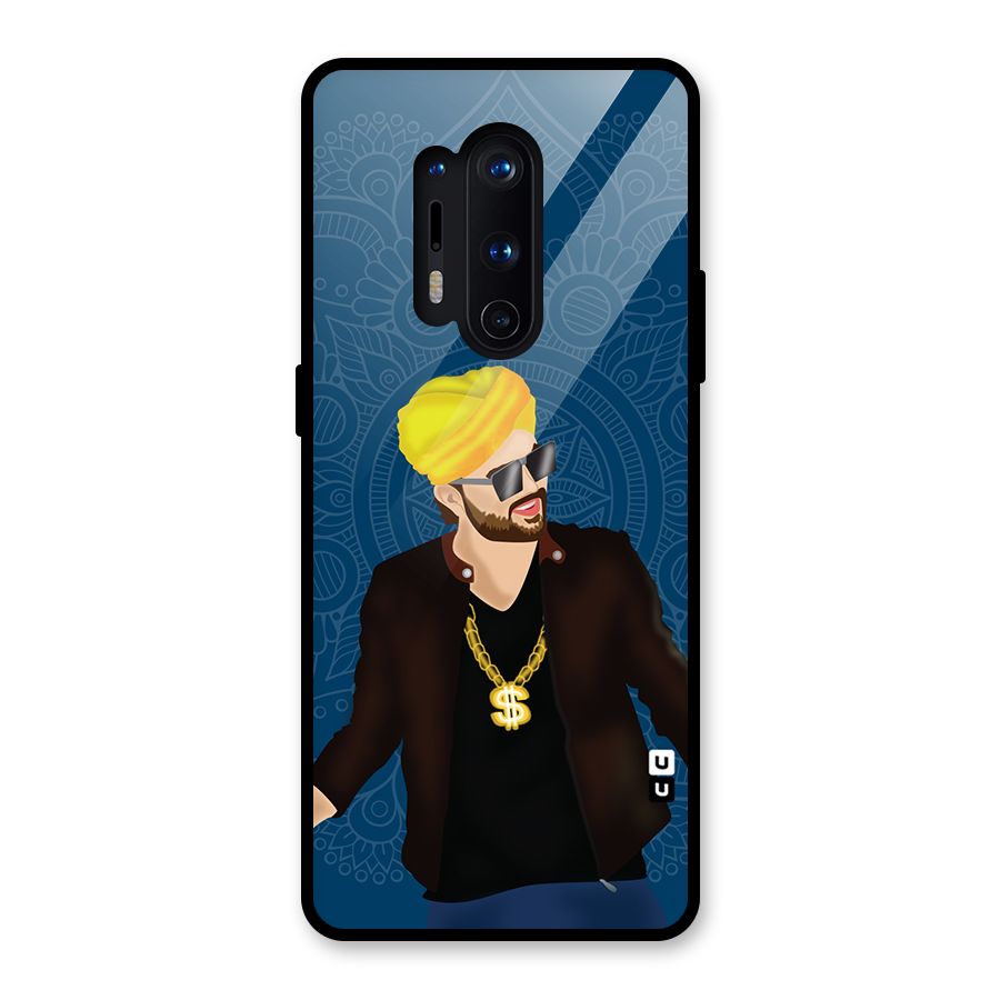 Indie Pop Illustration Glass Back Case for OnePlus 8 Pro