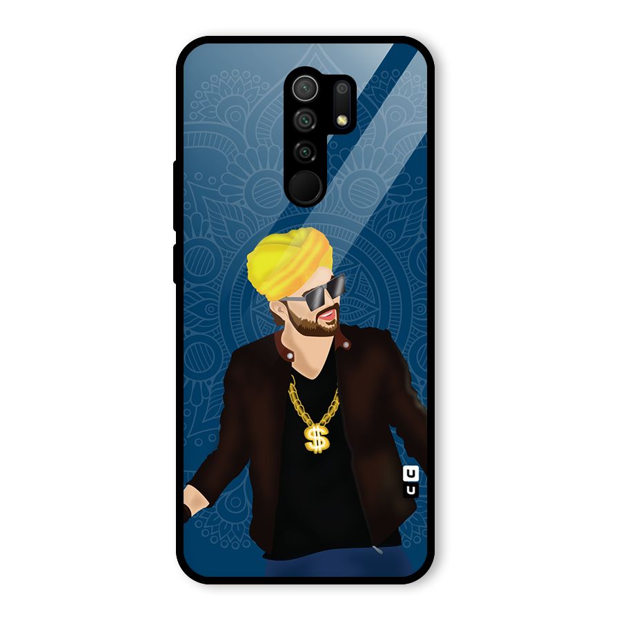 Indie Pop Illustration Glass Back Case for Poco M2