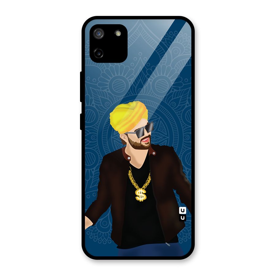 Indie Pop Illustration Glass Back Case for Realme C11