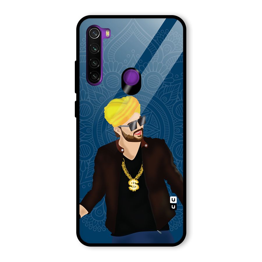 Indie Pop Illustration Glass Back Case for Redmi Note 8