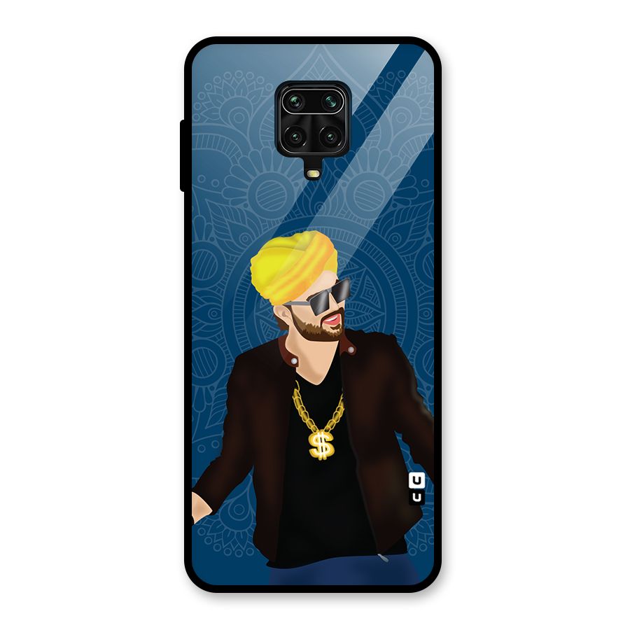 Indie Pop Illustration Glass Back Case for Redmi Note 9 Pro