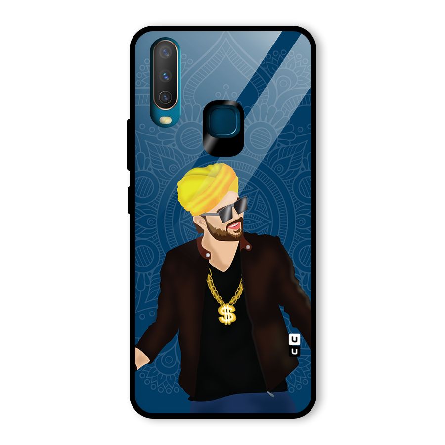 Indie Pop Illustration Glass Back Case for Vivo U10