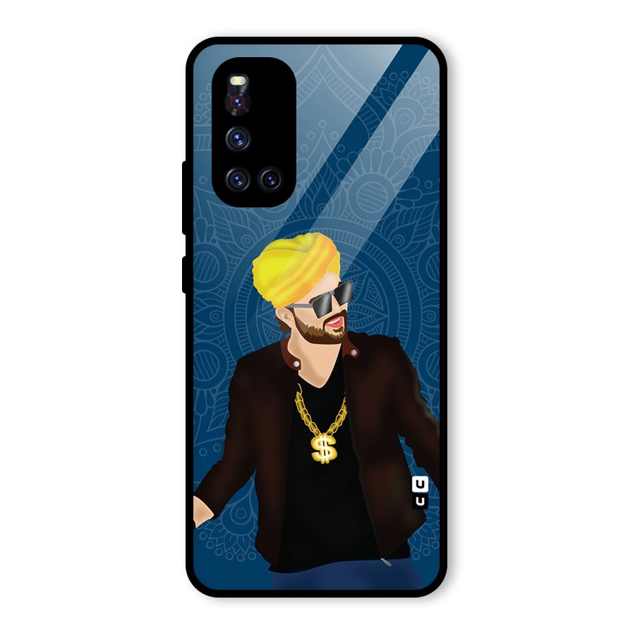 Indie Pop Illustration Glass Back Case for Vivo V19