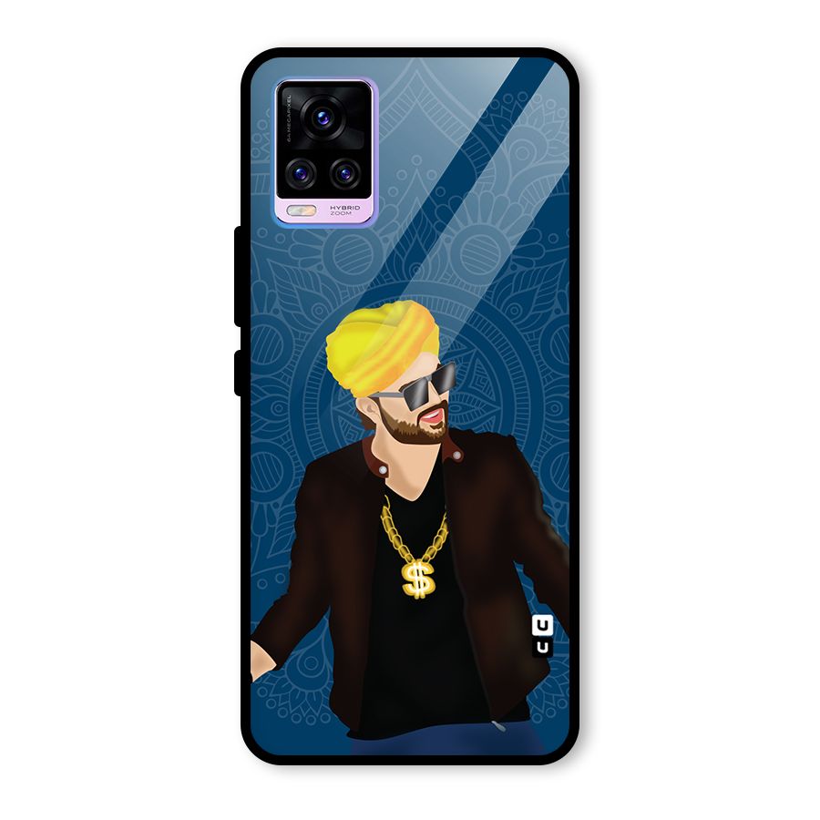 Indie Pop Illustration Glass Back Case for Vivo V20 Pro