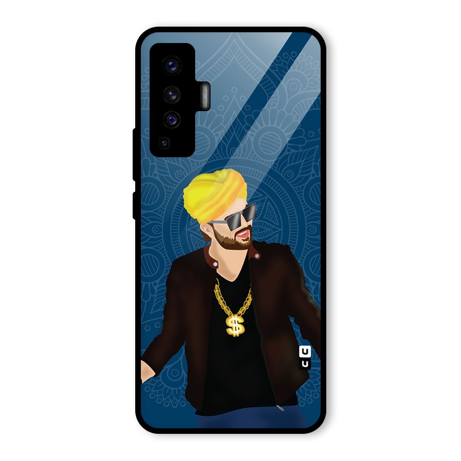 Indie Pop Illustration Glass Back Case for Vivo X50
