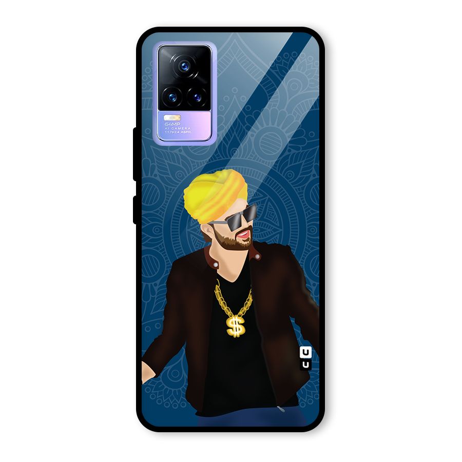 Indie Pop Illustration Glass Back Case for Vivo Y73