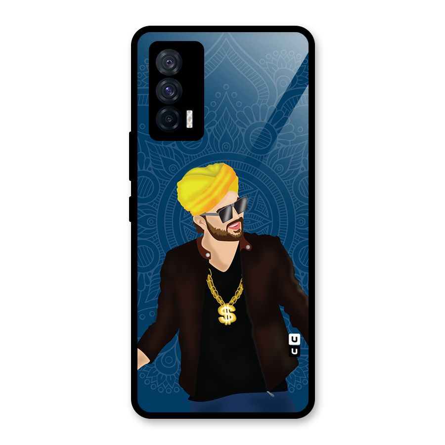 Indie Pop Illustration Glass Back Case for Vivo iQOO 7 5G