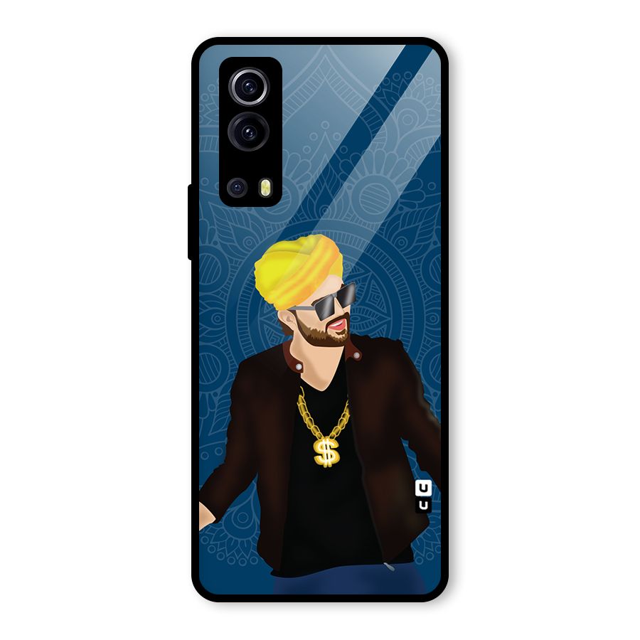 Indie Pop Illustration Glass Back Case for Vivo iQOO Z3