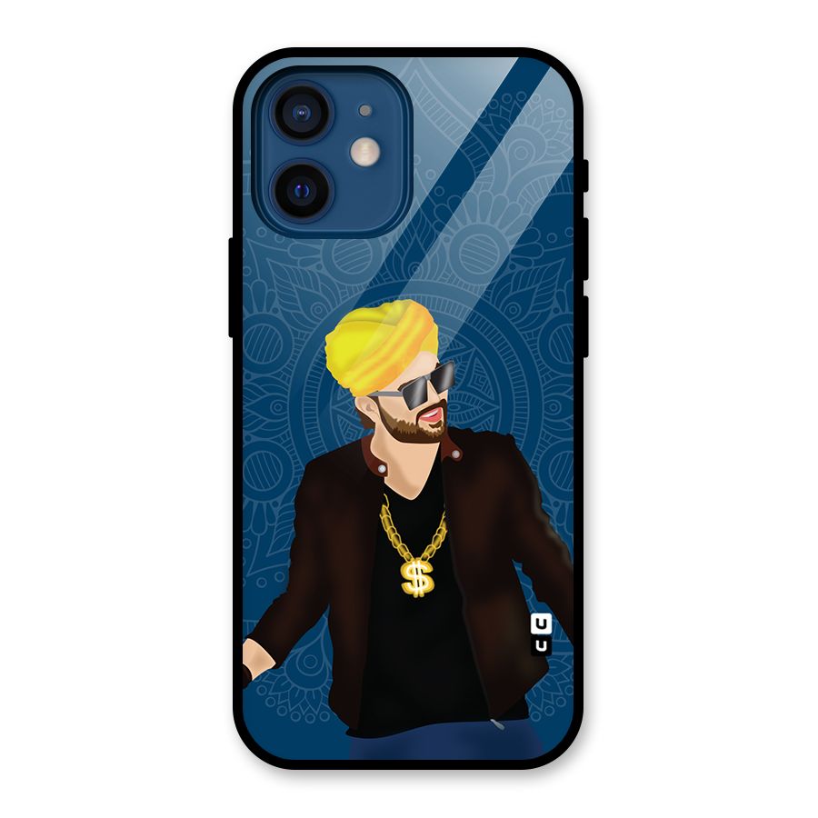 Indie Pop Illustration Glass Back Case for iPhone 12 Mini