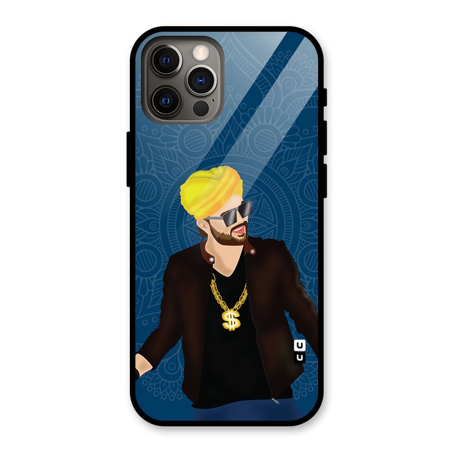 Indie Pop Illustration Glass Back Case for iPhone 12 Pro